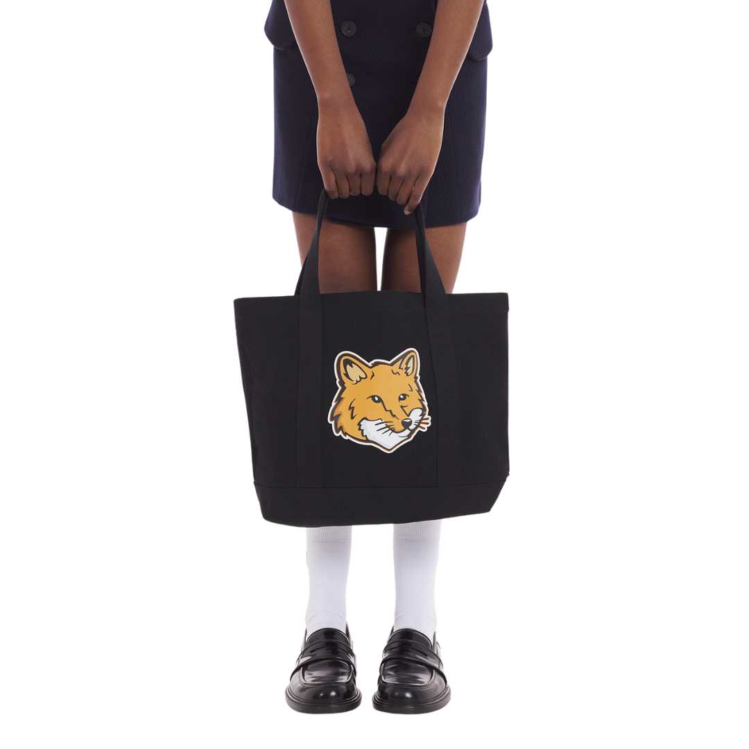Fox head tote bag