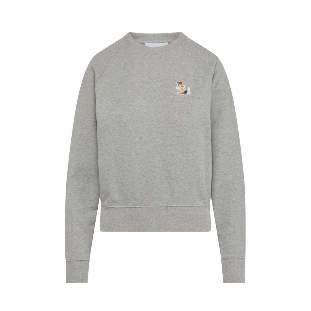 Dressed Fox Patch Adjusted Sweatshirt
