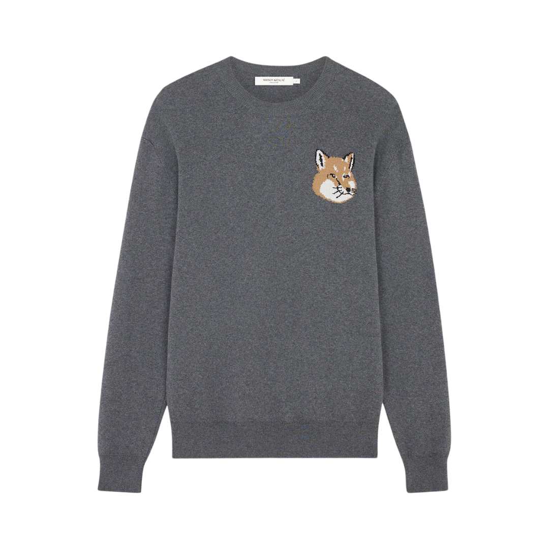 Mini Fox Head Intarsia Comfort Jumper