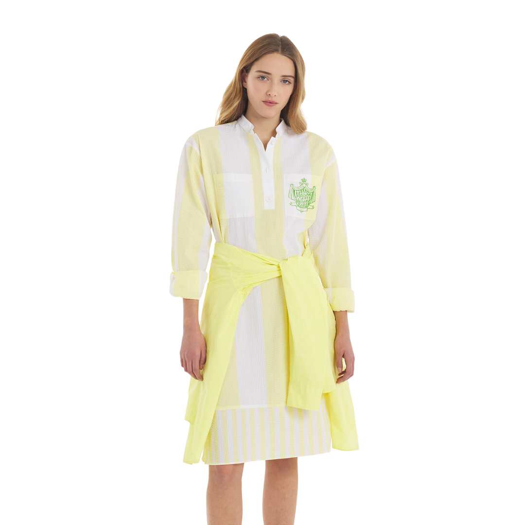 Poolside stripes tunic dress