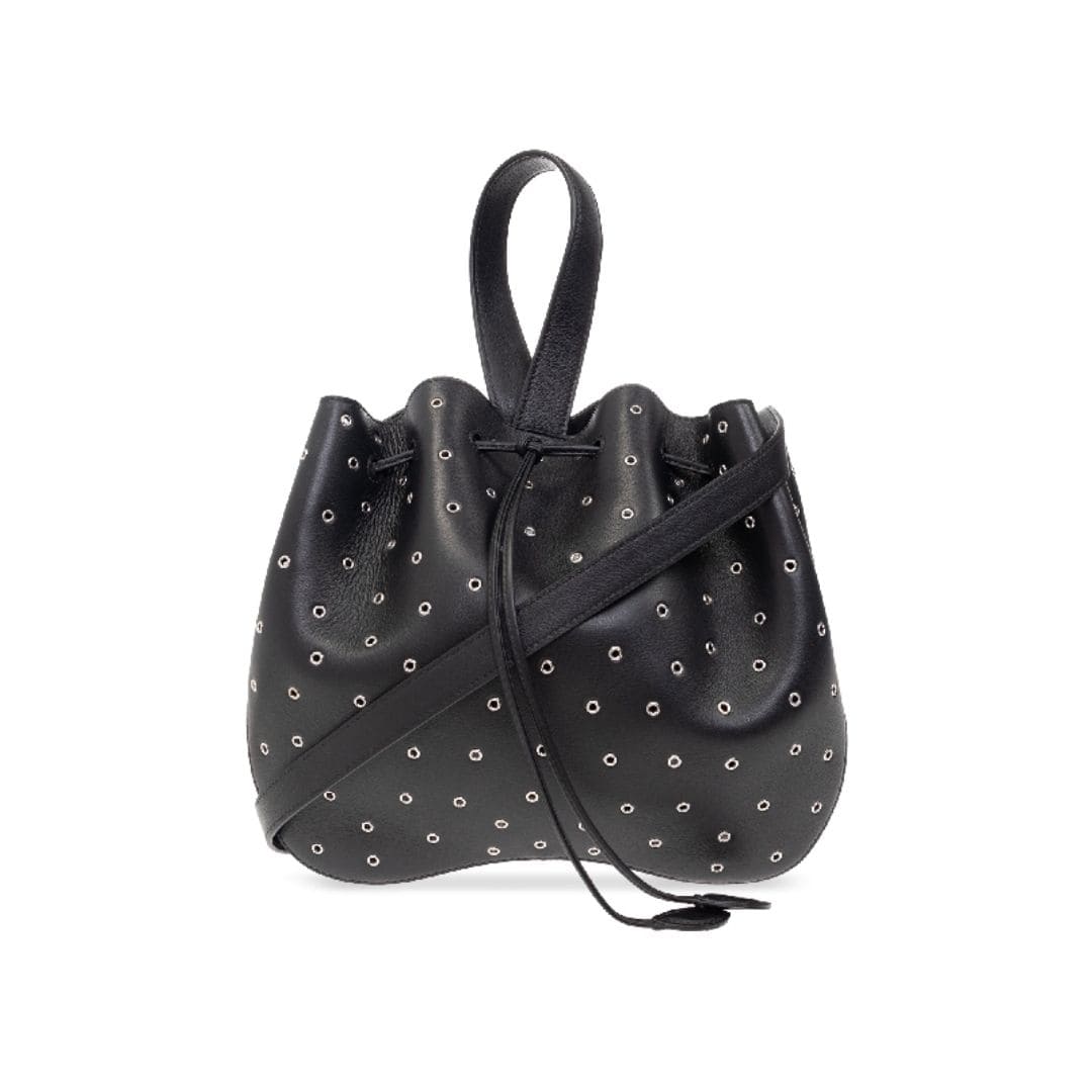 Rose Marie 28 eyelet decorated bucket bag