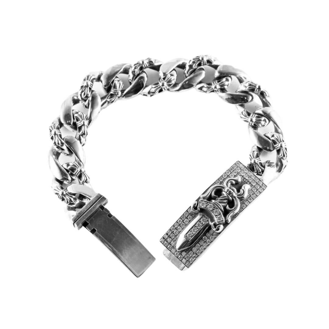 Dagger ID Fancy Bracelet Full Pavedia (After)