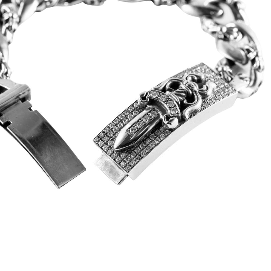 Dagger ID Fancy Bracelet Full Pavedia (After)