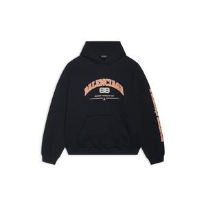 MEN'S MAISON BALENCIAGA HOODIE WIDE FIT IN BLACK