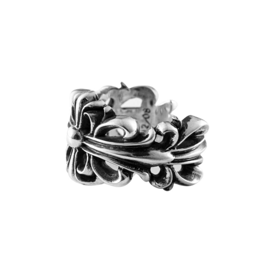 Double floral ring