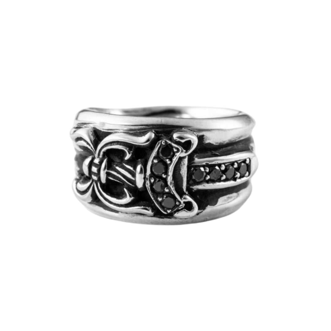 Dagger Ring Pave Black Diamond (Original)