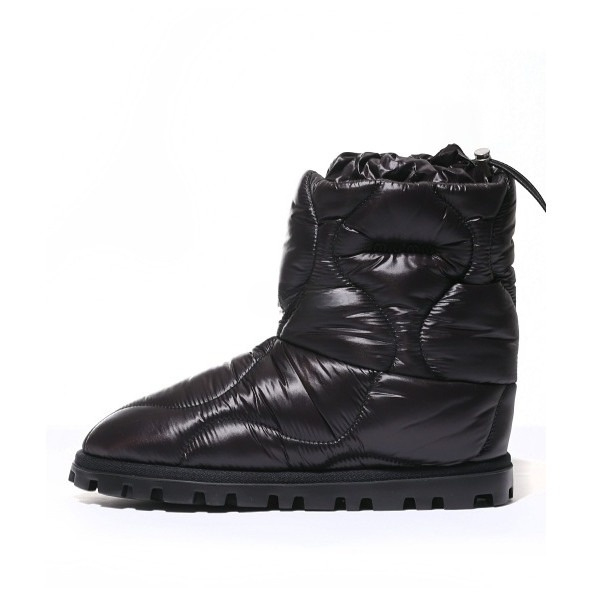Nylon ankle padded boots