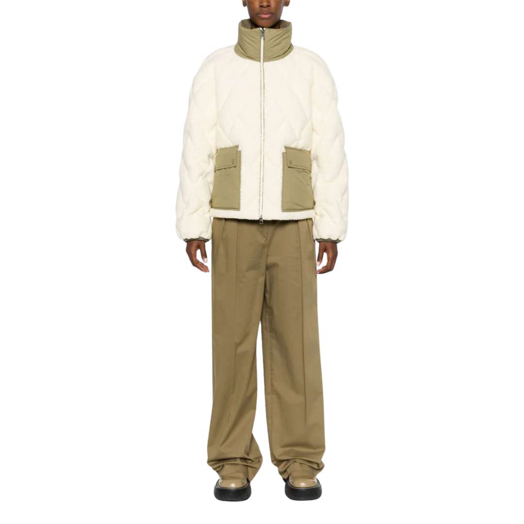 Jonquille Quilted Bouclé Down Jacket