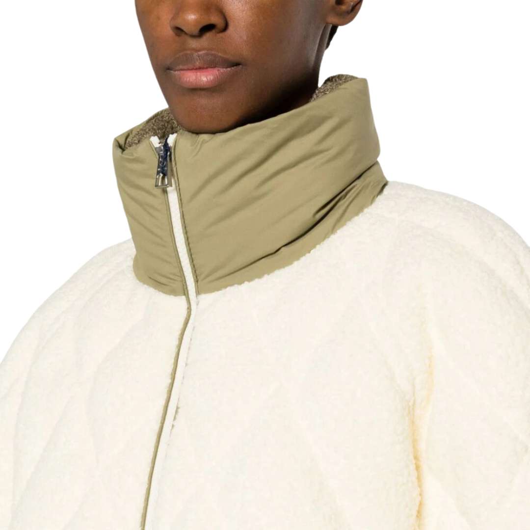 Jonquille Quilted Bouclé Down Jacket