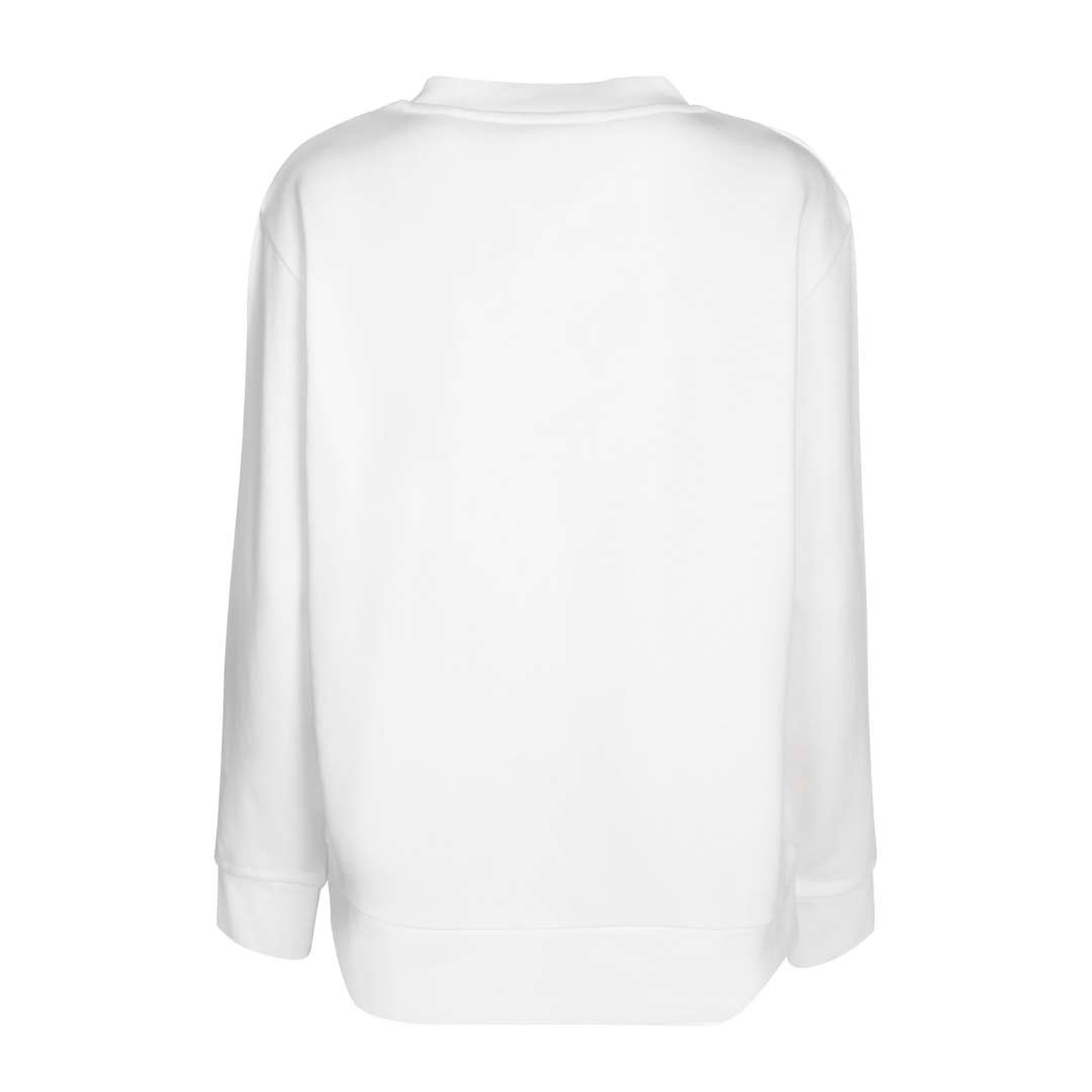 Crystals logo white sweatshirt