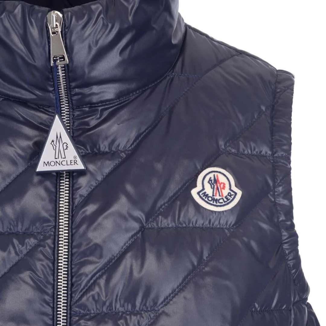 Diagonal Quilted Puffer Vest