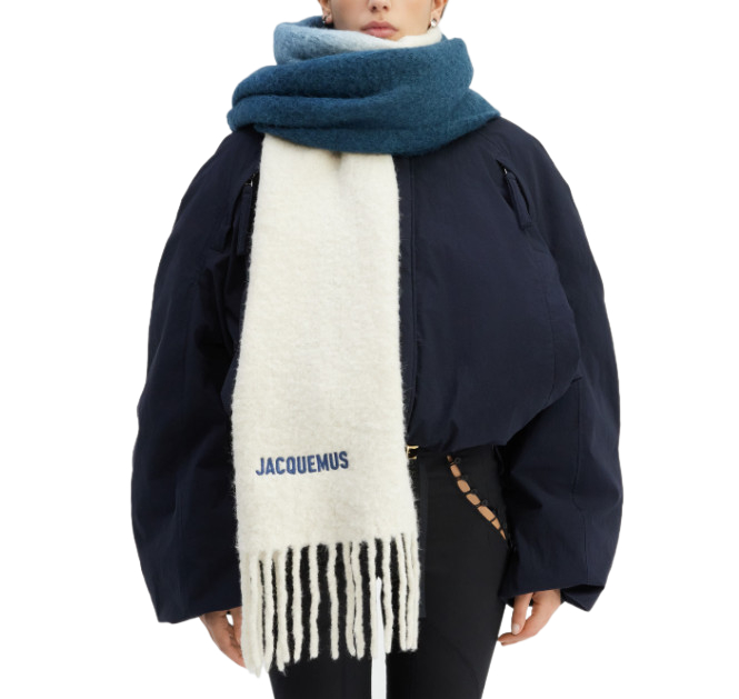 Moisson Gradient Scarf Multi Navy