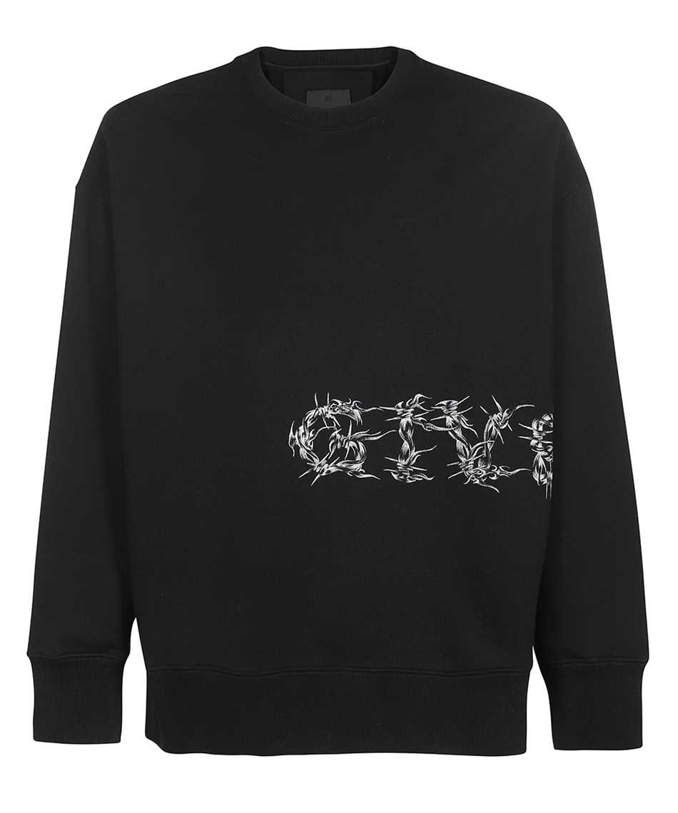 Givenchy LOGO BARBED OVERSIZED Sweatshirt