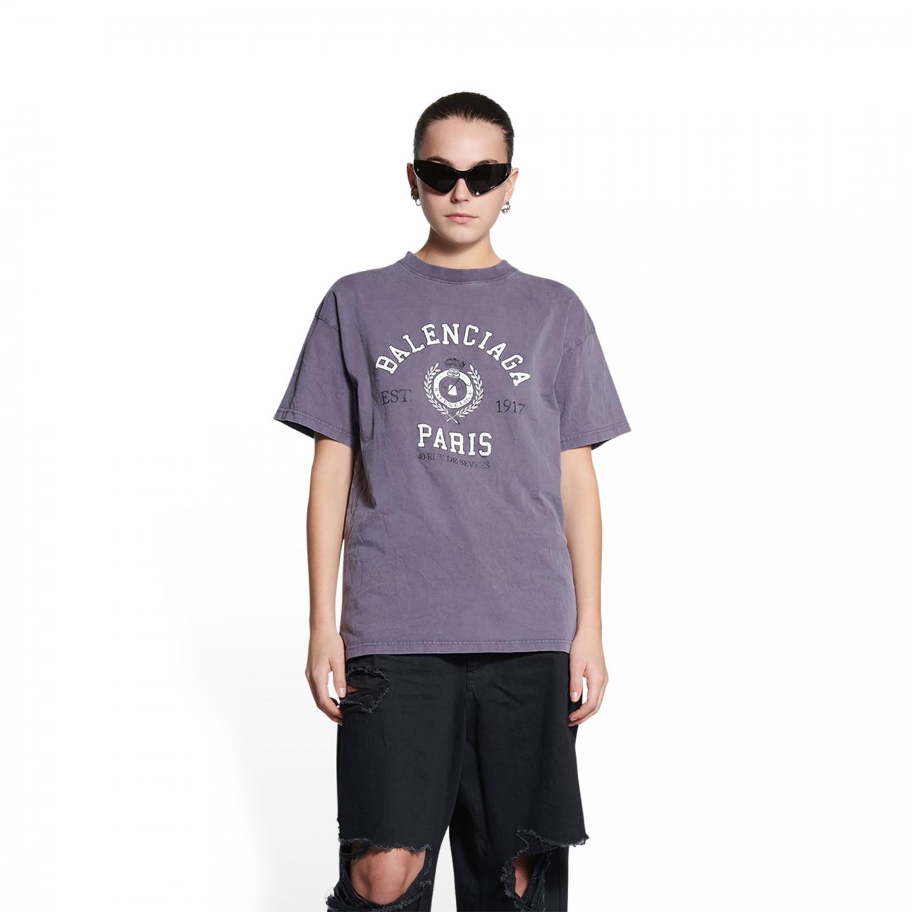 1917 T-SHIRT MEDIUM FIT IN PURPLE