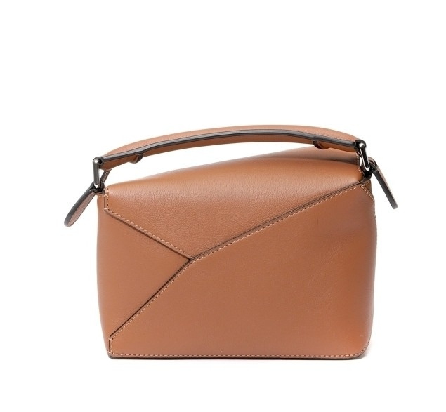 Loewe Mini Puzzle Bag In Classic Calfskin Tan