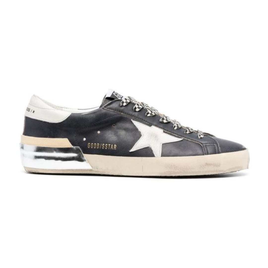 Superstar Sneakers Dark Blue White Star