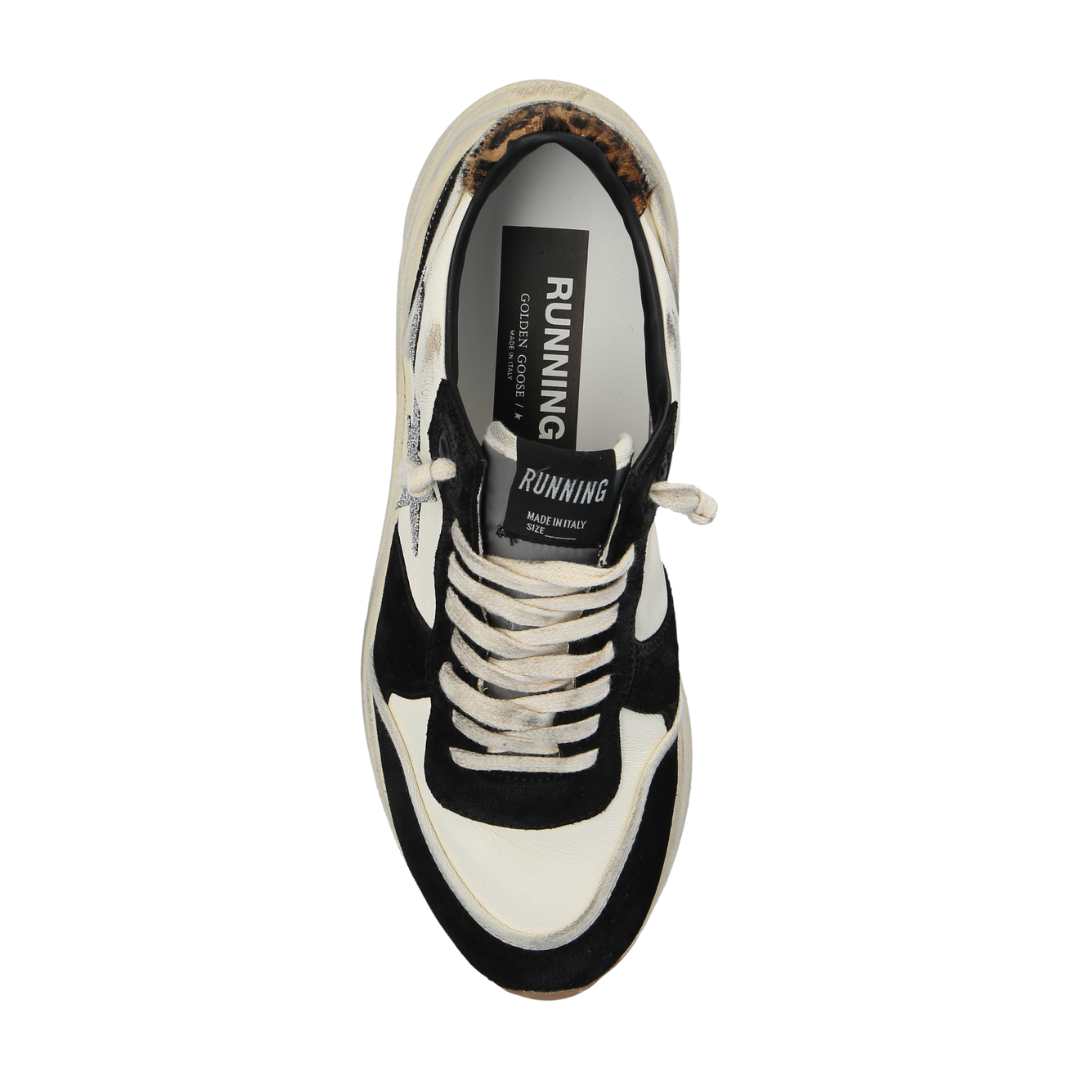 Running sole crystal star sneakers