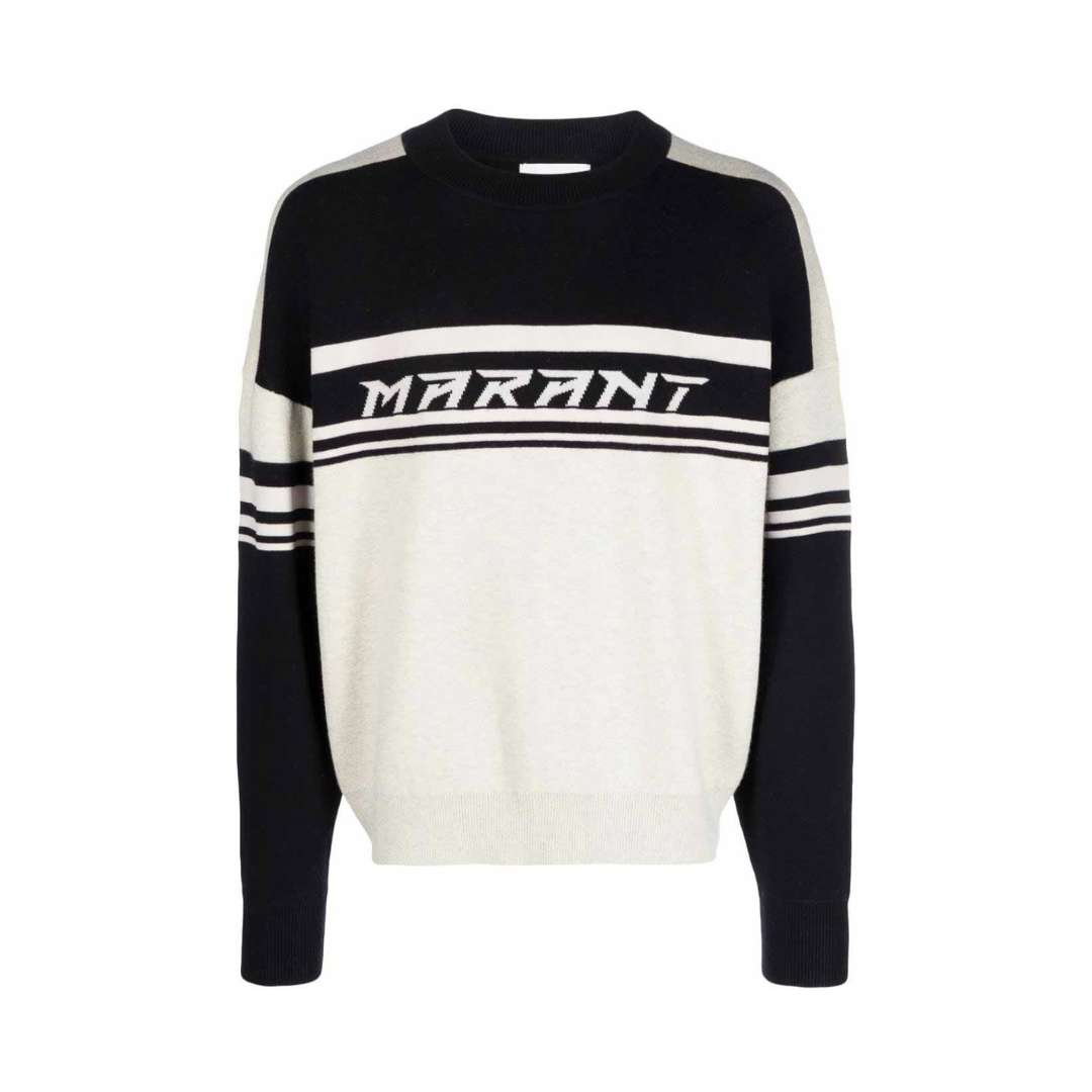 Intarsia stripe jumper