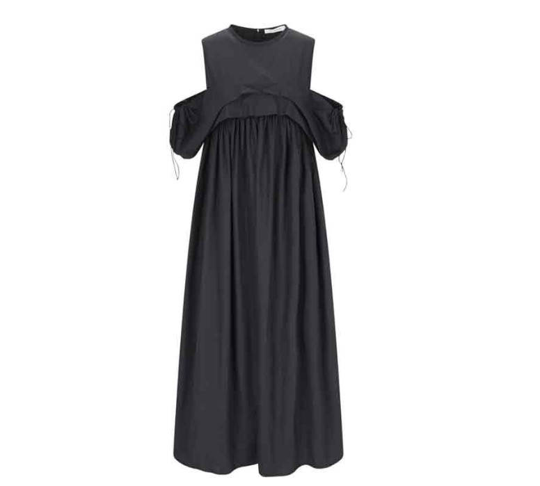 UNA cotton long dress