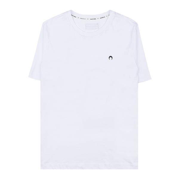 Moon Logo Embroidered Short Sleeve T-Shirt