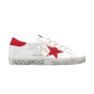 (W) Golden Goose Superstar Cream Fuchsia Sneakers
