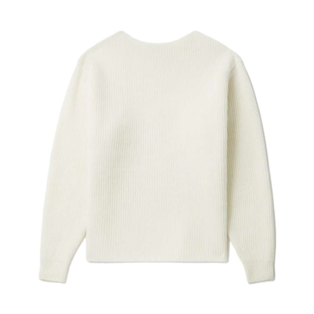 MILLED FRENCH MERINO RIB KNIT BOAT NECK