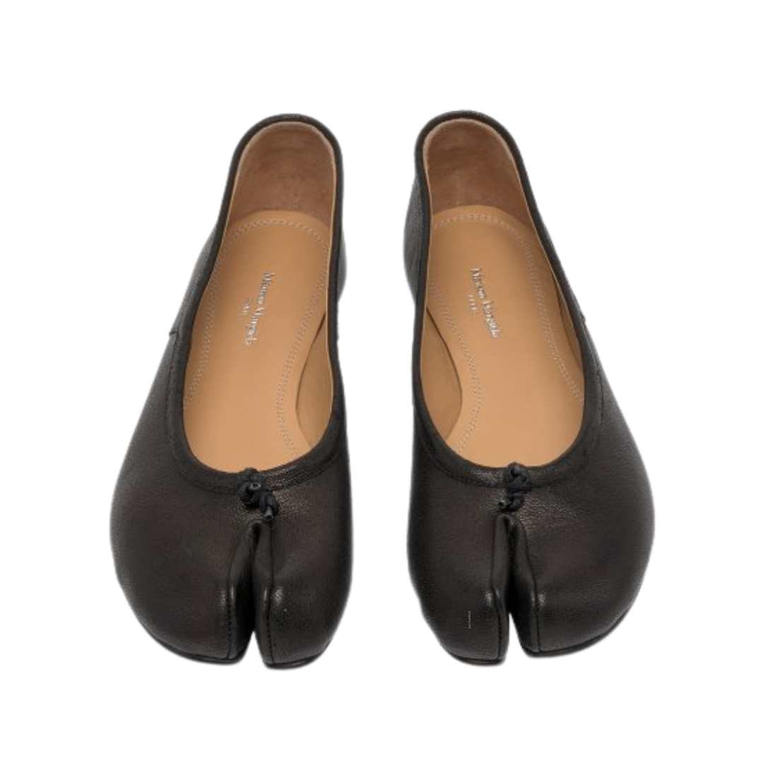SS25 Tabi Ballerina Flats - Black