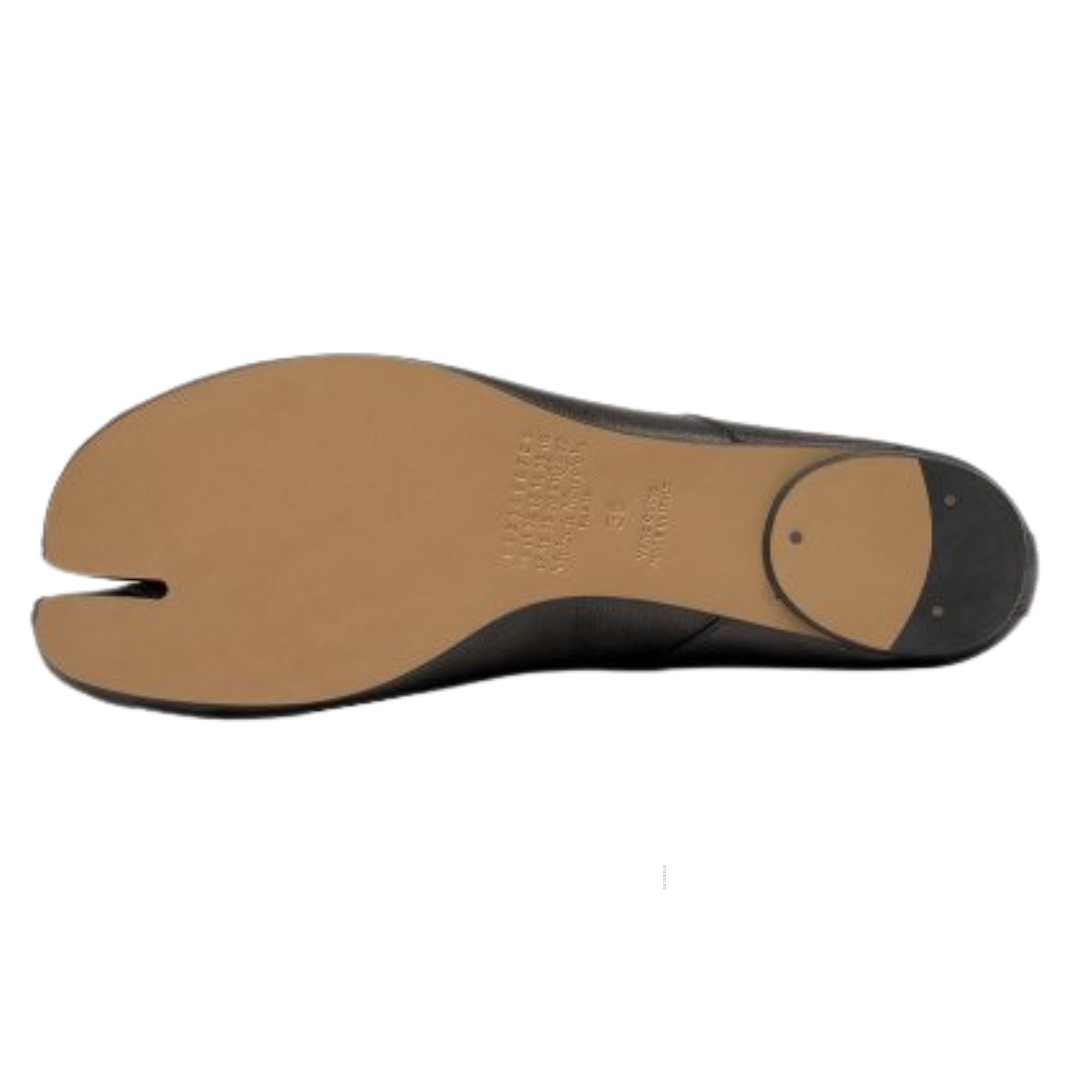 SS25 Tabi Ballerina Flats - Black