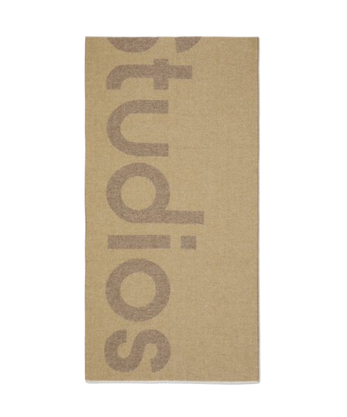 Common Logo Scarf - Camel Brown
