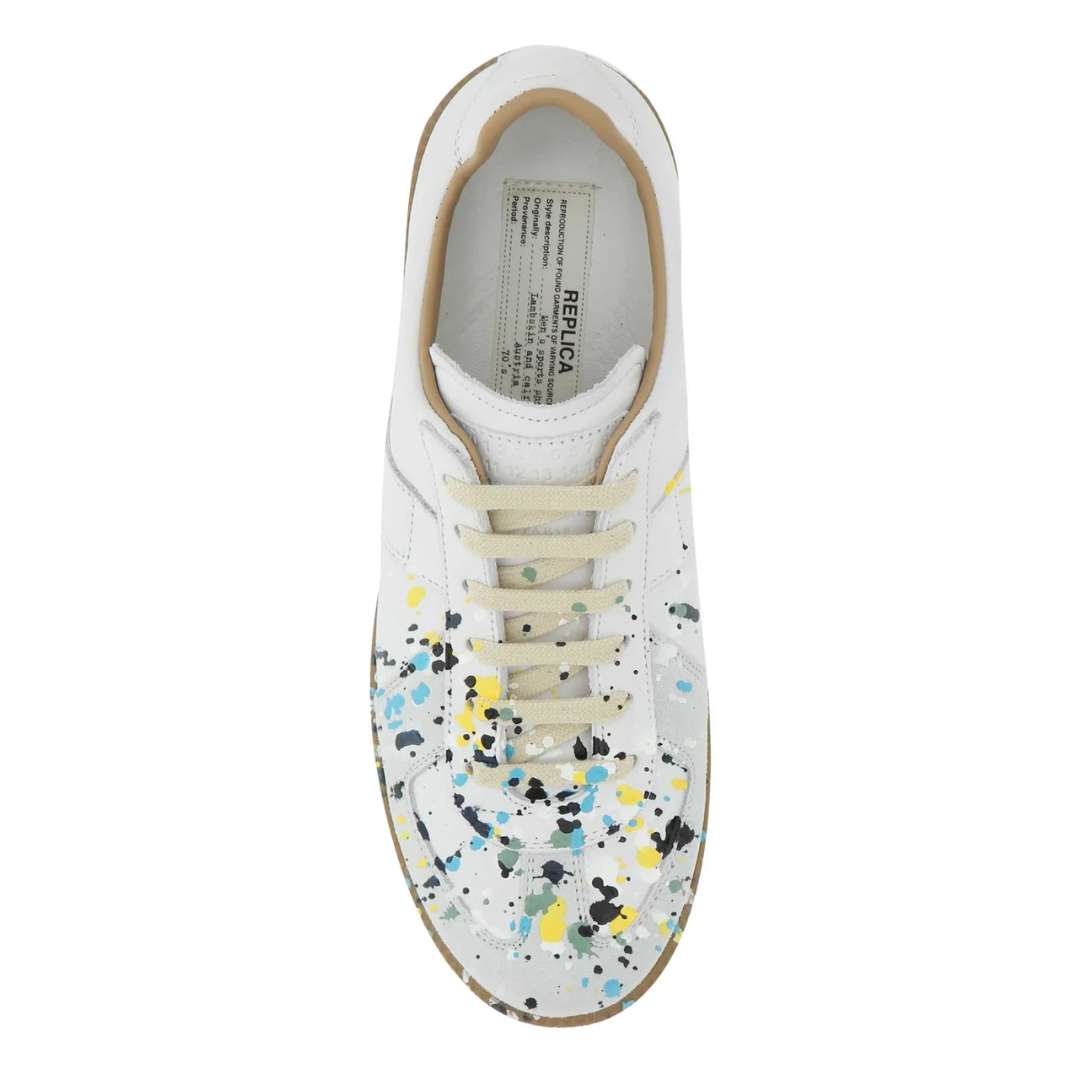 Replica Paint Splatter Trainers 