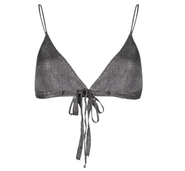 GELATTO METALLIC KNIT BRA TOP