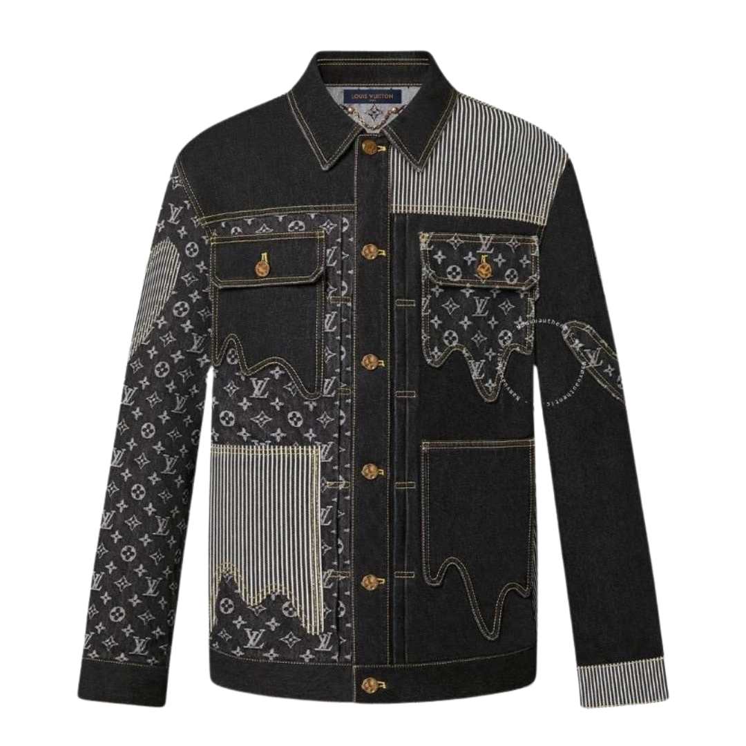 AKLV crazy denim monogram