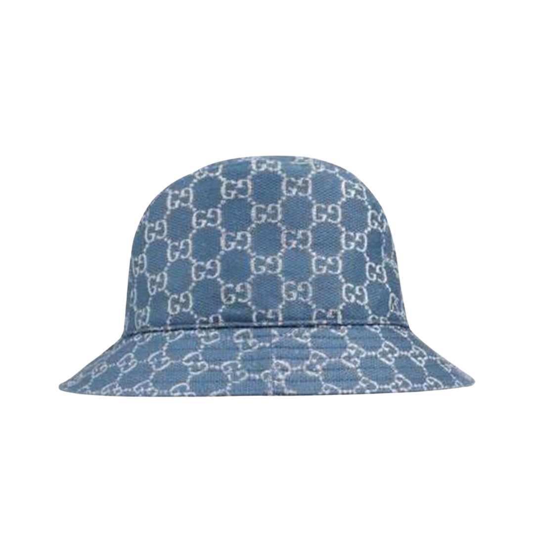 Blue Lamé GG Bucket Hat