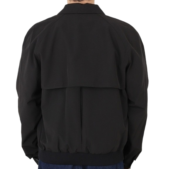 Bold Fox Patch Technical Cotton Gabardine Harrington Jacket