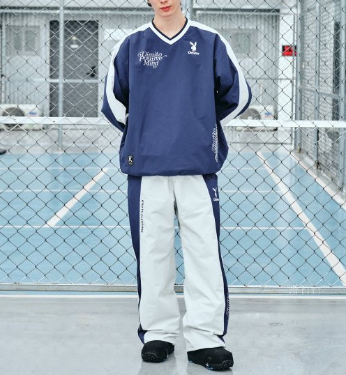 (PLAYBOY X DIMITO) TEAM PANTS OFF WHITE