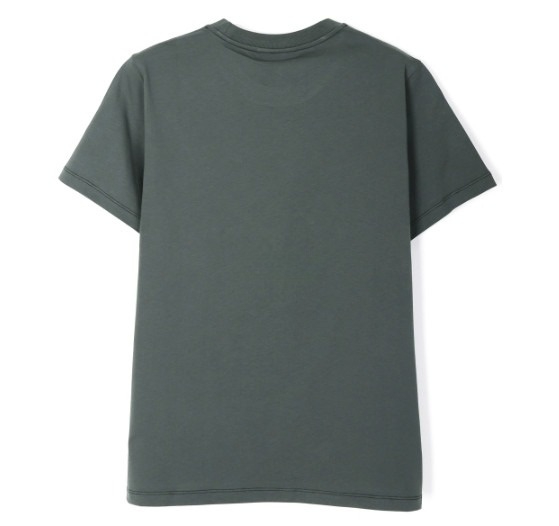 Gray relaxed strawberry short sleeve t-shirt