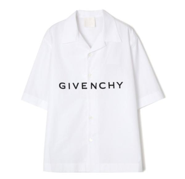 GIVENCHY Poplin Hawaiian Shirt