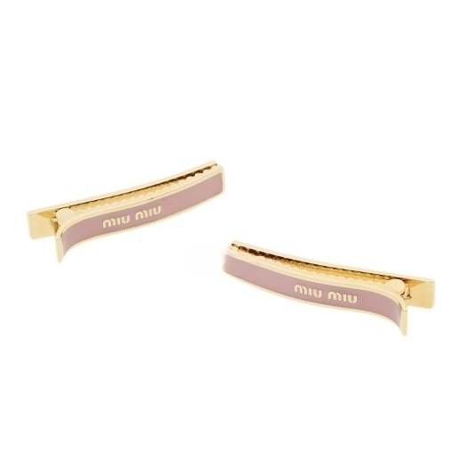 Enamel metal hair clip