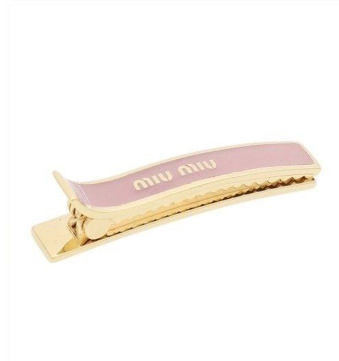 Enamel metal hair clip