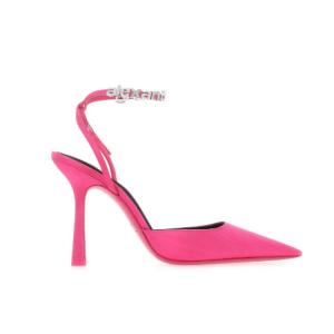 Fuchsia fabric Delphine 105 pumps