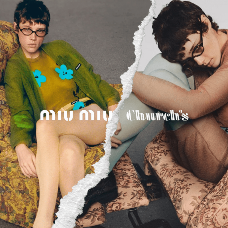 CHURCH’S x MIU MIU